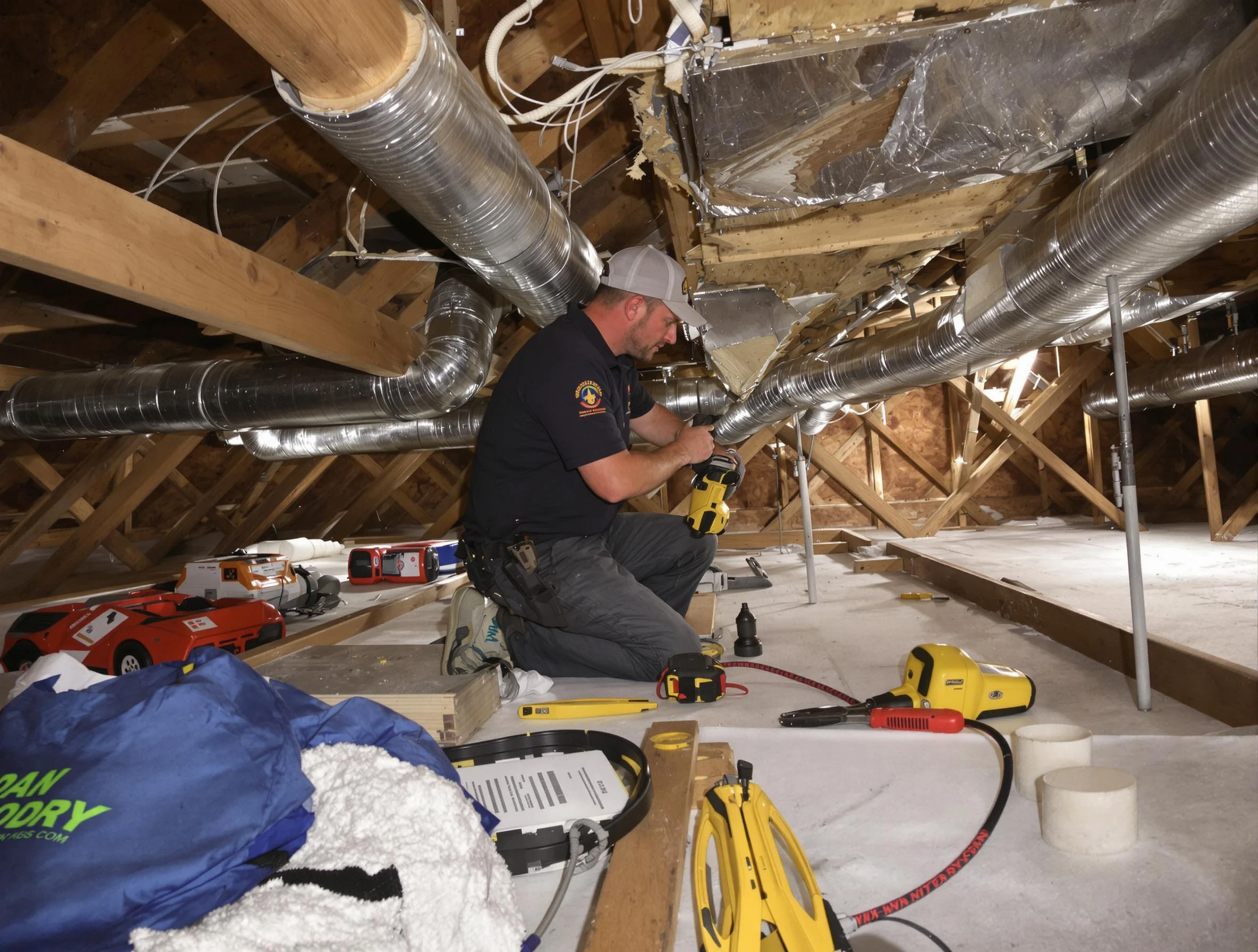 Professional air duct repair by Edgewater Air Duct Cleaning in Edgewater