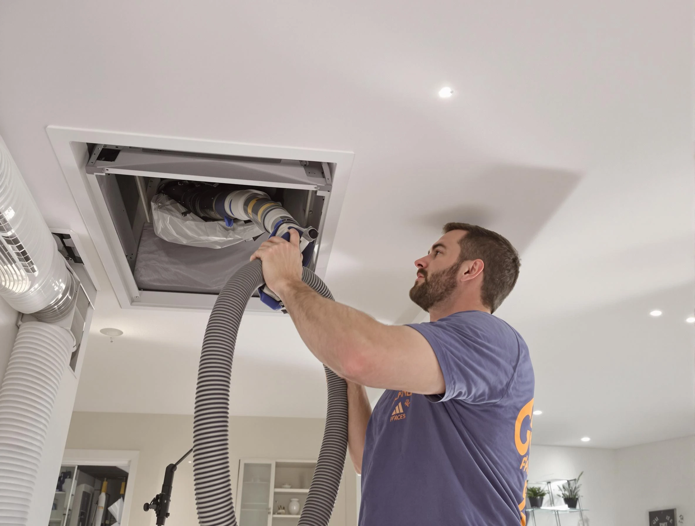 Precision indoor duct cleaning by Edgewater Air Duct Cleaning in Edgewater